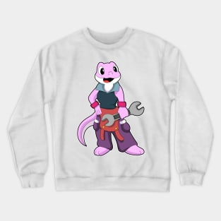 Geko as Mechanic with Wrench Crewneck Sweatshirt